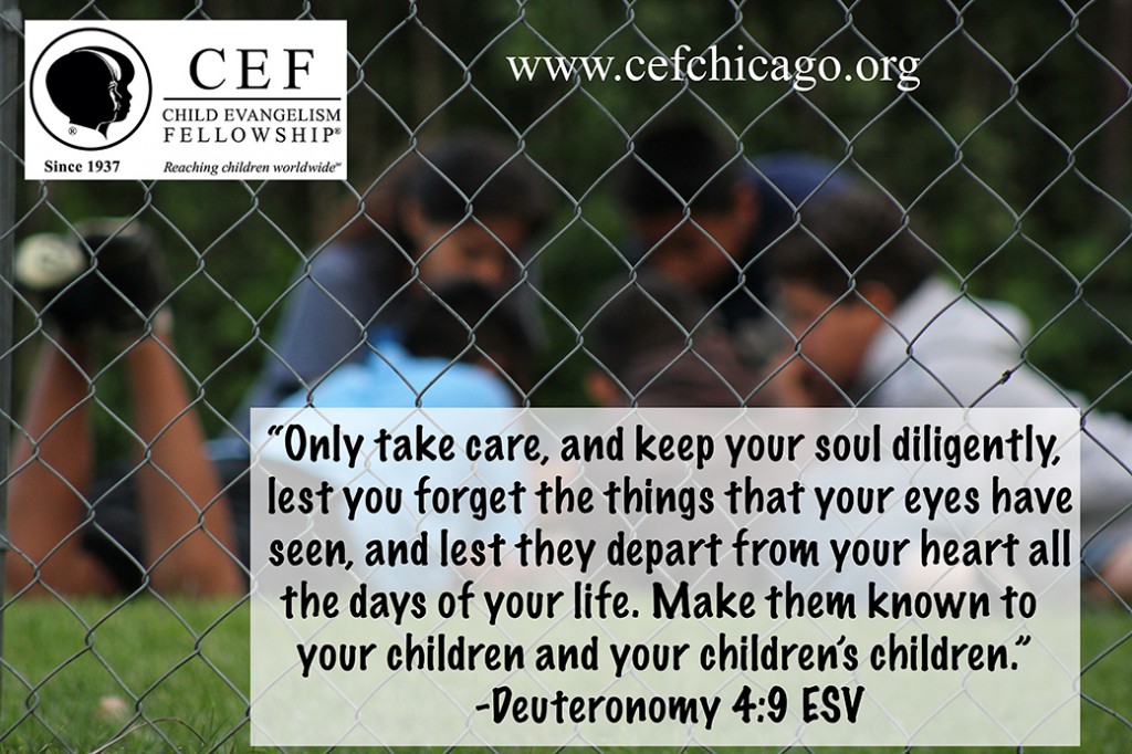 Make them ￼known to your children and your children’s children.